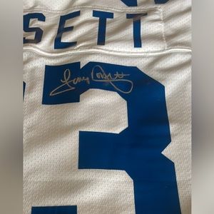 Throwback Tony Dorsett signed Cowboy jersey